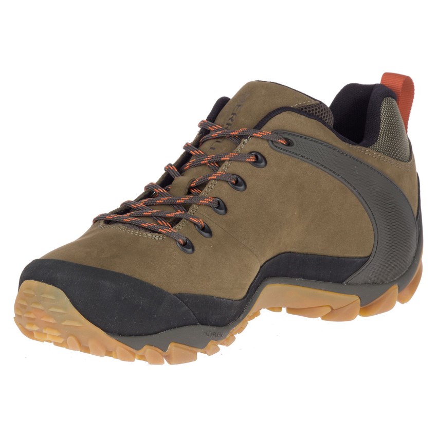 Chaussures Randonnée Merrell Chameleon 8 Stretch Waterproof Vert Foncé Olive Homme | B.C.SWVC